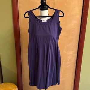 Stylish Purple Midi Dress
